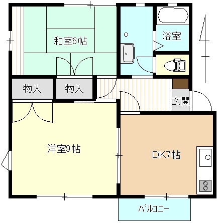 フレグランス小畑の間取り