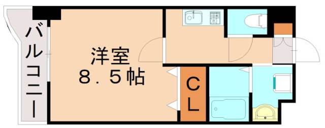 北九州市八幡西区陣原のマンションの間取り