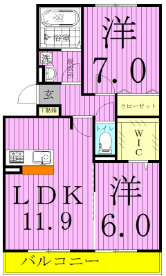 ルシェリアの間取り