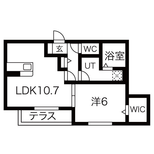 アグレアブルの間取り