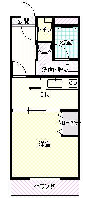 山形市小白川町のマンションの間取り