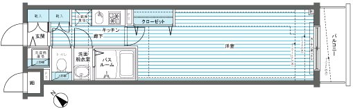 フェニックス新横濱参番館の間取り