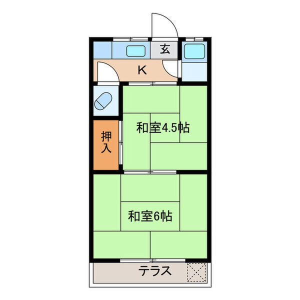 ルココン瓢箪山の間取り