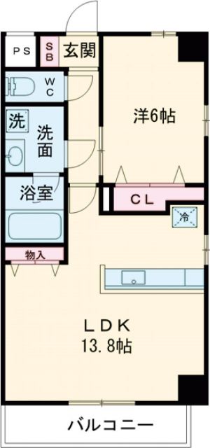 コントレイルりんくう常滑の間取り