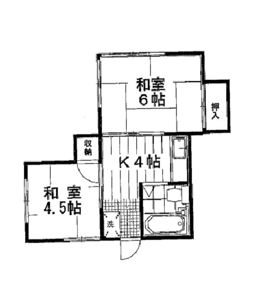 ハイツ四季美台の間取り