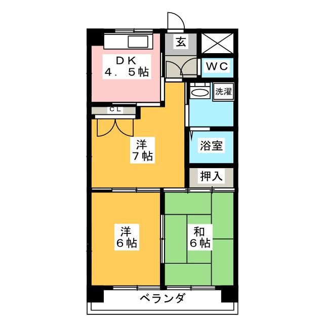 さくらヒルズ羽島の間取り