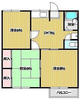 サニーコーポの間取り