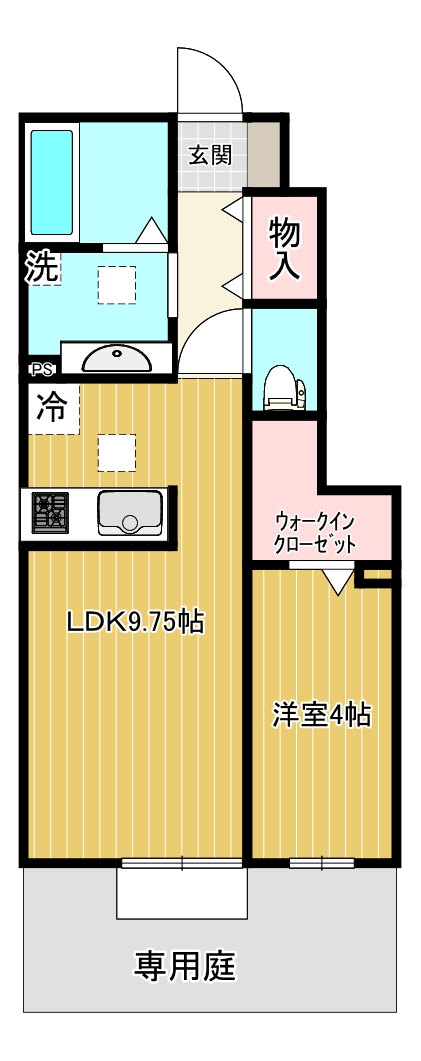 D-room　KuKiの間取り