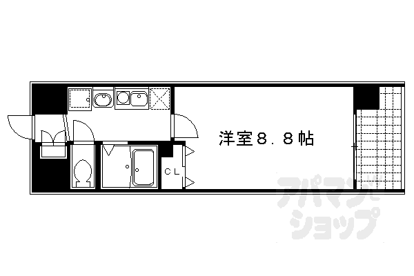 KDXレジデンス西大路の間取り写真
