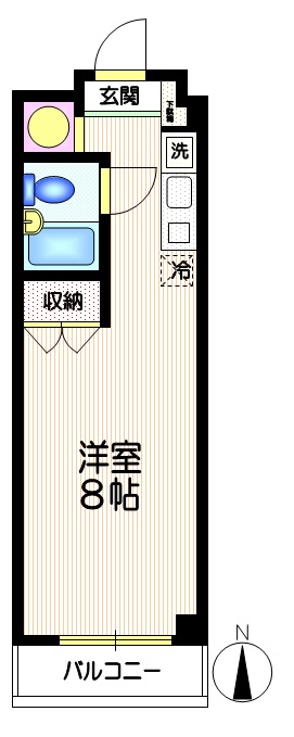 Ｋ２ハイムの間取り