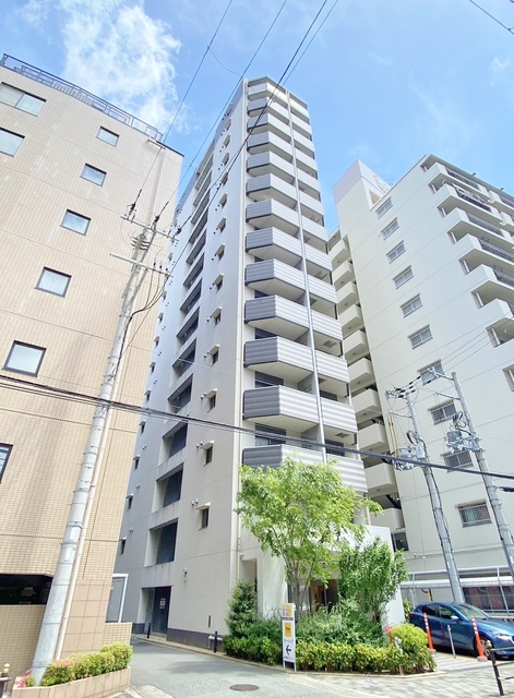 建物外観　新大阪駅近くのオール電化マンション