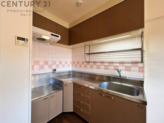 キッチン　コンロ設置可能なL字型キッチンです！