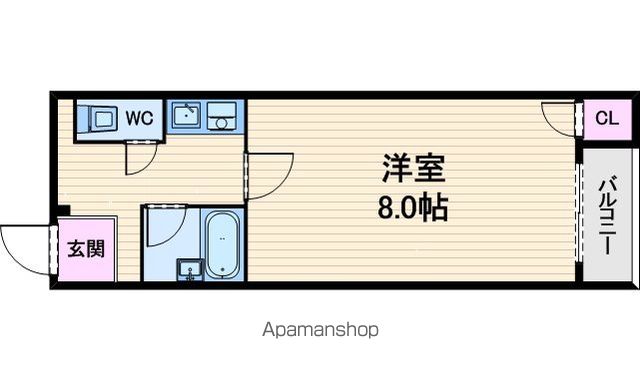 1K Mansion in Chuo-ku, Osaka — photo 2 of 3