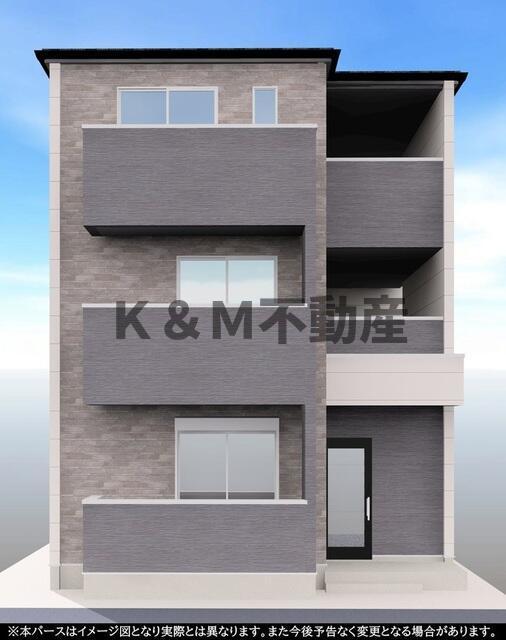 建物外観　こちら、外観パースです