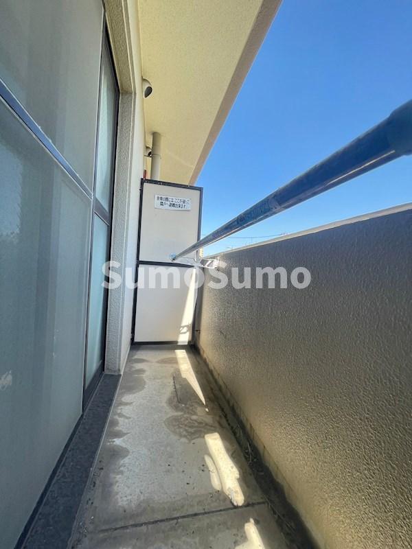 バルコニー　落ち着いた時間を過ごせるバルコニーです