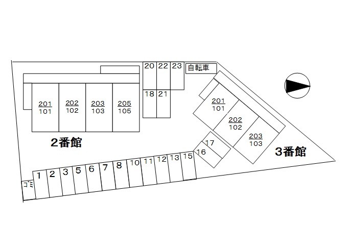 その他　駐車場配置図