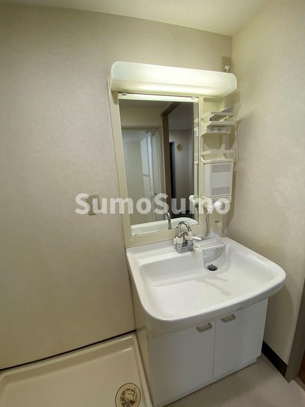 洗面設備　広い洗面スペース