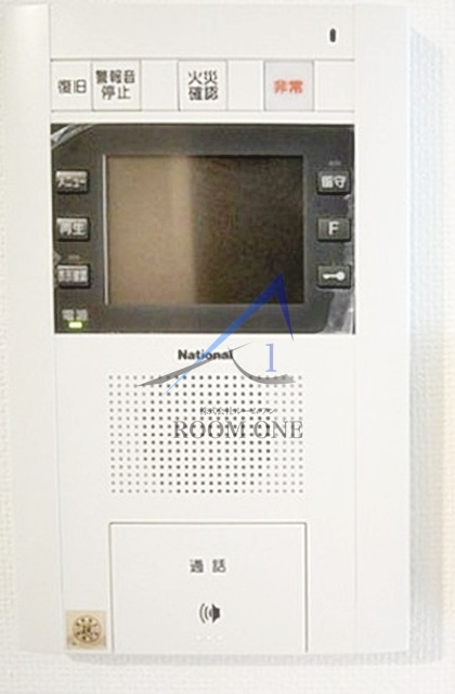 セキュリティ　モニター付きインターホンです。