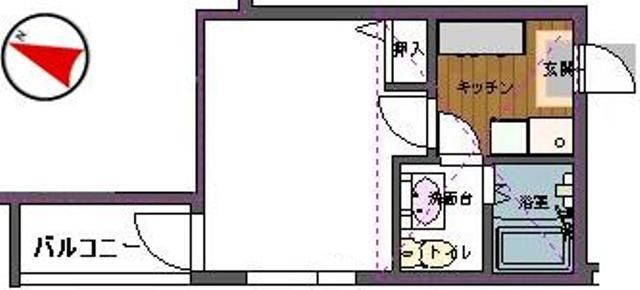アルエット旭ヶ丘の間取り写真