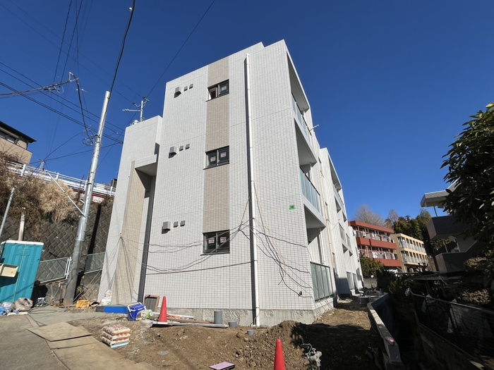 建物外観　建築中