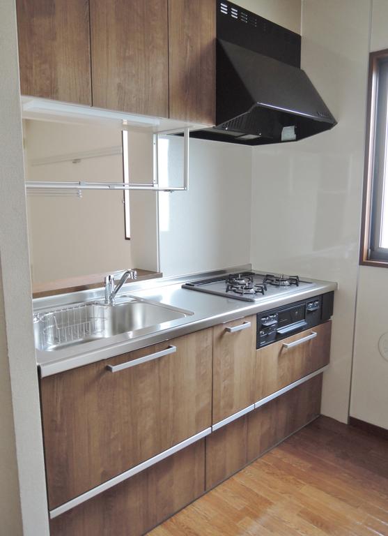 キッチン　新品のシステムキッチン(写真は別住戸です)