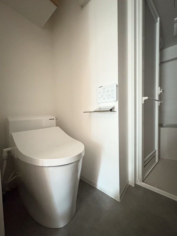 トイレ　ゆったりとした空間のトイレです