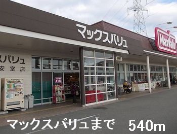 スーパー　マックスバリュ（スーパー）まで540m