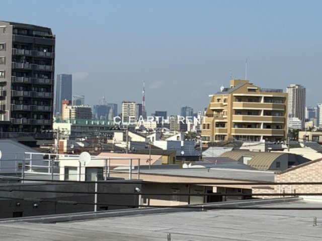 眺望　【501/最上階の角部屋】東京タワーとスカイツリーが見えます