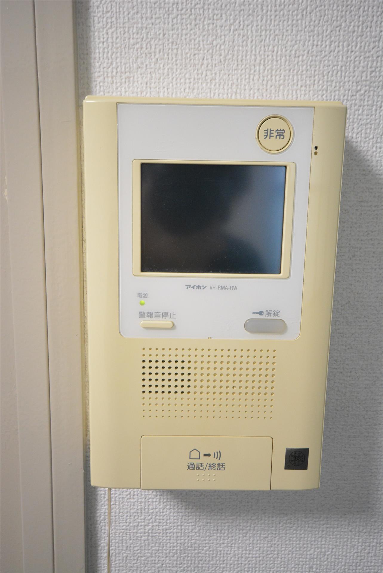 セキュリティ　嬉しいモニター付きインターフォン