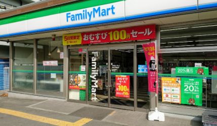 コンビニ　ファミリーマート 桃谷公園前店（コンビニ）まで1353m