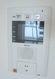 セキュリティ　訪問者の顔を確認できるTVモニタ付きインターホン♪