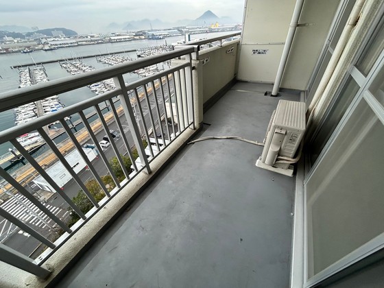 バルコニー　※別部屋の写真です