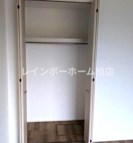 収納　たっぷりとした収納スペースです