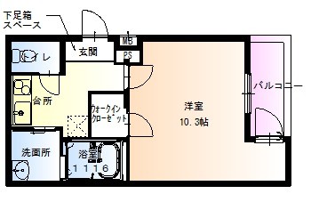 フジパレス今池II番館の間取り写真