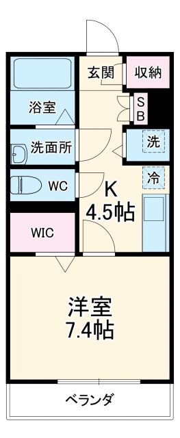 パームコテージIII番館の間取り写真