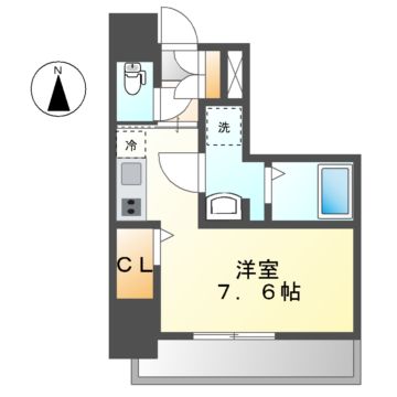 地下鉄桜通線 瑞穂区役所駅 徒歩1分 13階建 築3年の間取り写真