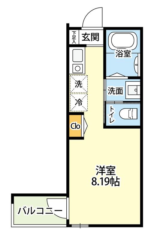 ラ・プロバンスドゥ五反野壱番館の間取り写真