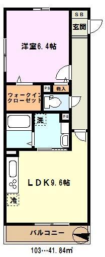 ＪＲ京浜東北線 蕨駅 バス乗車時間：10分 最寄りバス停で下車 徒歩2分 3階建 築13年の間取り写真