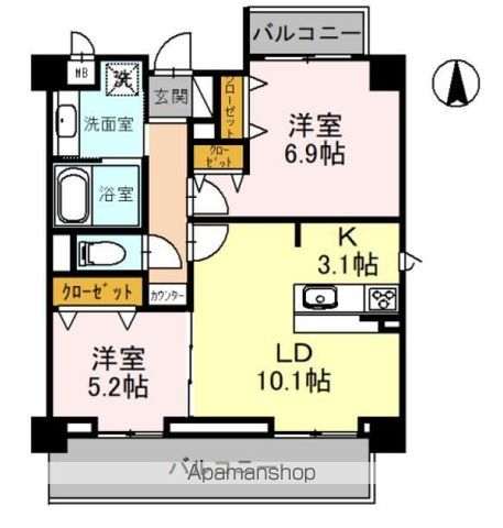 Serenity JINの間取り写真