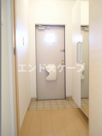 ＪＲ上越線 敷島駅 徒歩37分 2階建 築13年の玄関写真