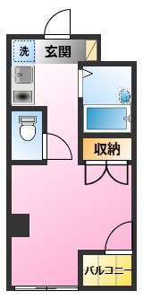ノーブル中原の間取り写真