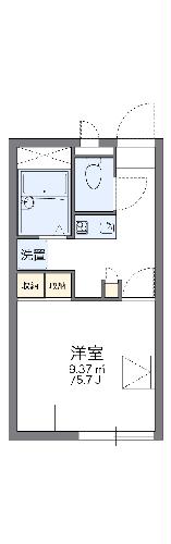 レオパレスリバティの間取り