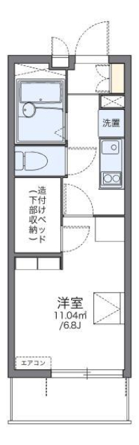 松山市辻町のマンションの間取り