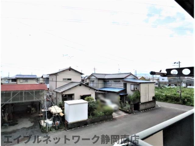 【藤枝市平島のアパートの眺望】