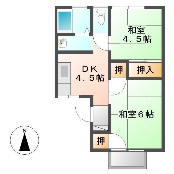 ハイム松が丘の間取り