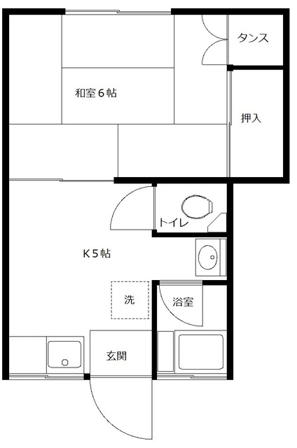 いずみコーポの間取り