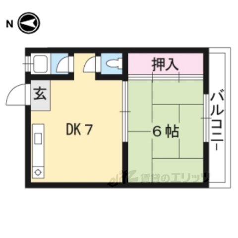 山科グランドハイツの間取り