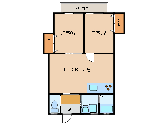 エトワールふるさわIIの間取り