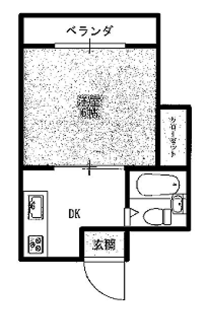 つくば市二の宮のマンションの間取り