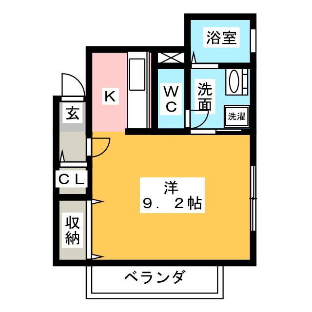 グリーンカーサの間取り